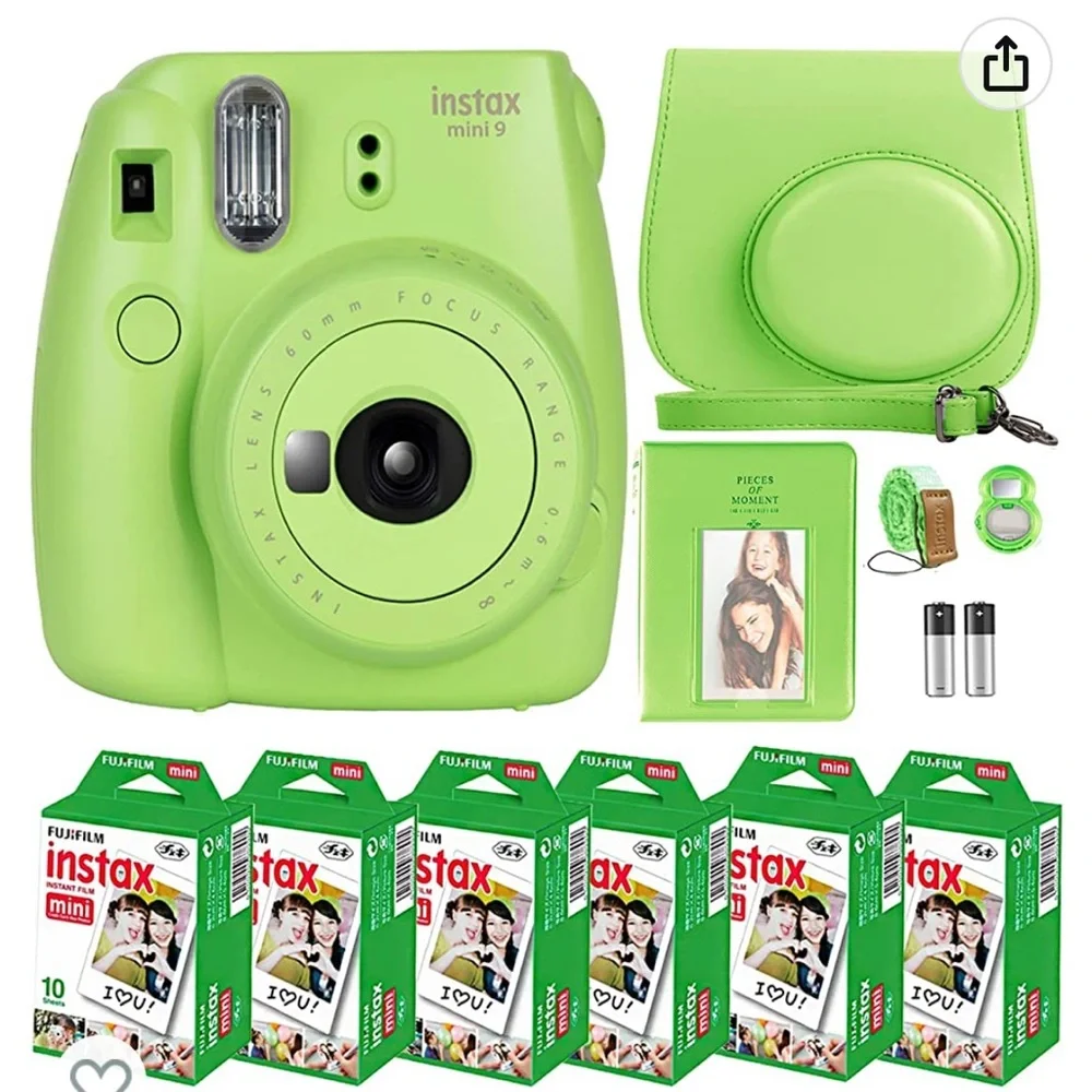 NWT FujiFilm Instax Mini 9 instant camera with accessories